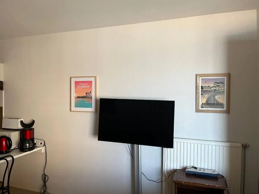 Appartement Face A La Mer Studio De 33M2 Avec Terrasse Et Wifi Larmor-Plage
